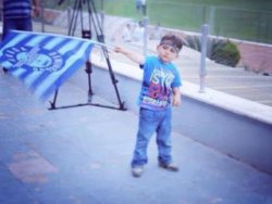 Minik taraftar veda etti