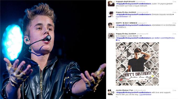 Justin Bieber 19 yaşında