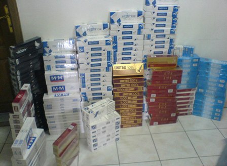 Seydişehir'de kaçak sigara operasyonu