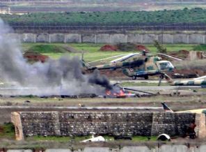 ÖSO askeri helikopter düşürdü