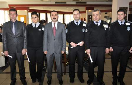 Selçuk’ta güvenlik görevlilerine başarı sertifikası