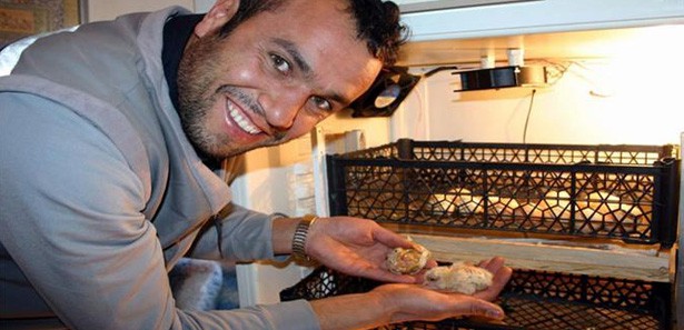 Buzdolabından kuluçka makinesi yaptı