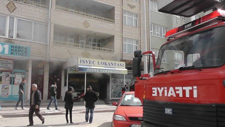 Lokanta’da yangın