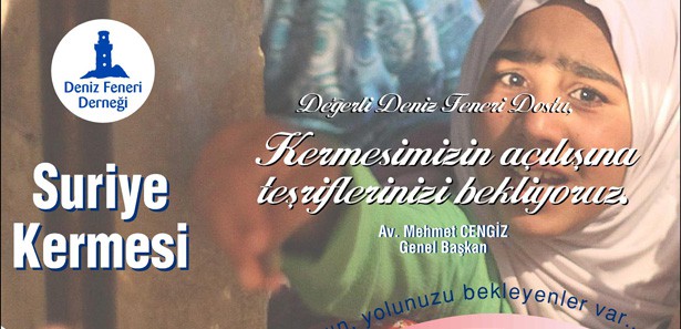 Deniz Feneri Suriye yararına kermes