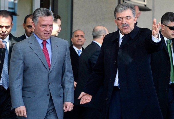 Cumhurbaşkanı Gül ve Kral Abdullah TAI'de