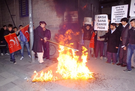 Kur'an çiğneyen İsrail protesto edildi