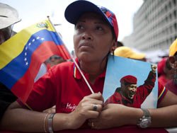 Güney Amerika Hugo Chavez için yasta