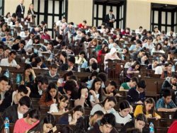 Öğrencilere YGS öncesi deneme sınavı