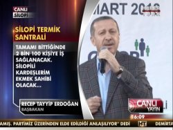 Başbakan Erdoğan Silopi'de sinirlerine hakim olamadı