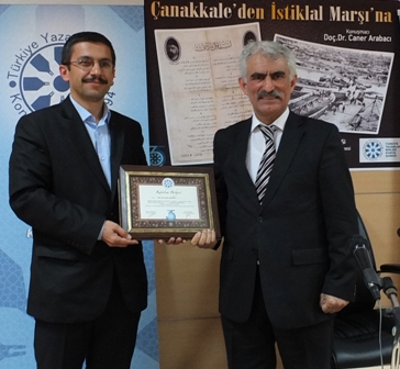 Arabacı TYB'de konuştu: Milli Marşa, milli beste şart