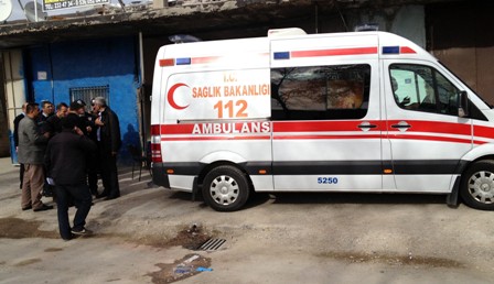 İş yerinde vuruldu