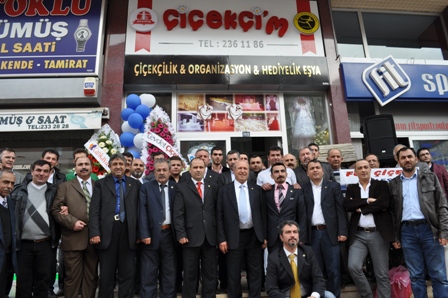 Çiçekçi’m açıldı