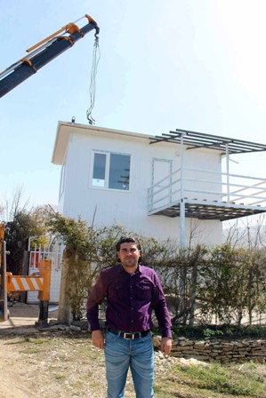 Göl kıyılarında taşınabilir evlerinin sayısı artıyor