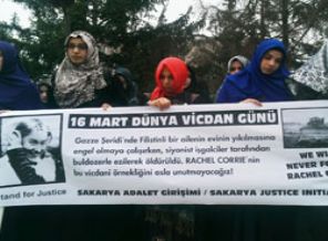 Dünya Vicdan Günü’nde Rachel Corrie anıldı