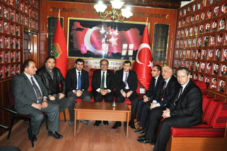 MHP'den şehit ailelerine ziyaret