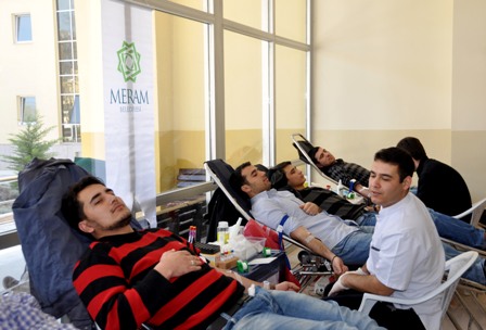 Kan bağışı kampanyasına yoğun ilgi