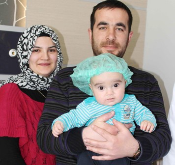 Furkan bebek artık gülecek