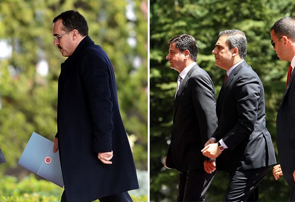 Erdoğan, Adalet Bakanı ve MİT Müsteşarı ile görüştü