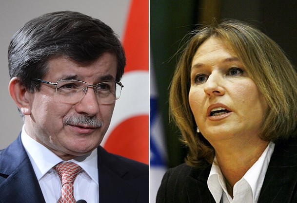 Davutoğlu, Livni ile görüştü