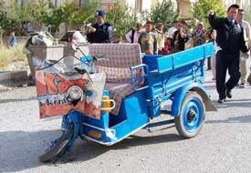 Beyşehir'de üç tekerlekli kazası