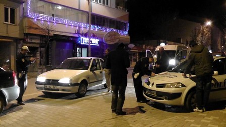 Kulu’da trafik polislerinden uygulama