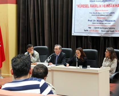 SÜ'de ''Küresel Fakirlik ve İnsan Hakları'' konferansı