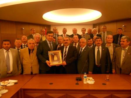 Konyalı muhtarlardan Etyemez’e ziyaret