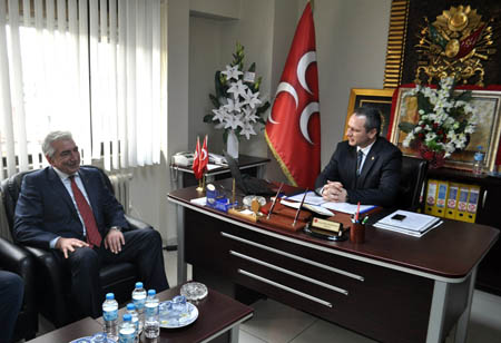 Faruk  Bal’dan MHP Karatay’a ziyaret