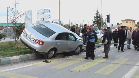 Açılan hava yastığı hayat kurtardı