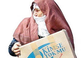 Kimse Yok Mu'dan giyim çadırı