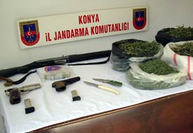 Konya'da uyuşturucu operasyonu