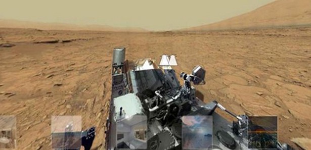 Mars'ta 360 derece panoramik görüntü kaydedildi
