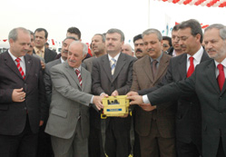 Akkonak konutlarının temeli atıldı