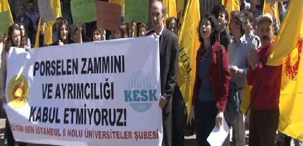 İTÜ'de zam protesto edildi