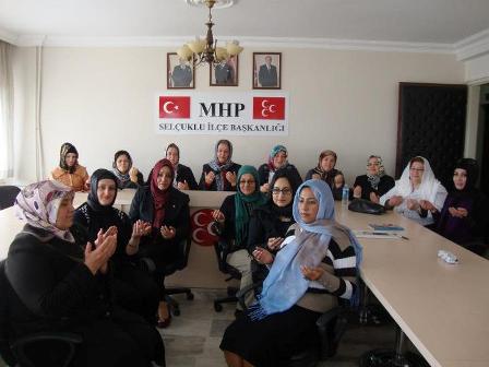 Mhp Selçuklu Kadın Kolları'ndan Türkeş İçin Hatim Duası