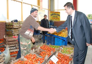 Başkan Kalaycı’dan esnaf ziyareti