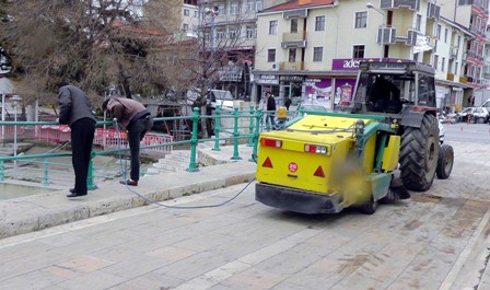 Beyşehir'de sinekle mücadele