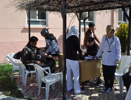 Cihanbeyli’de tansiyon ölçme kampanyası
