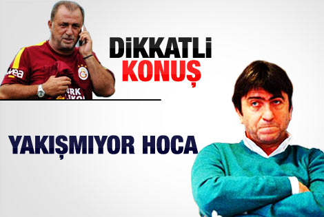 Fatih Terim'den Rıdvan Dilmen'e: Dikkatli konuş