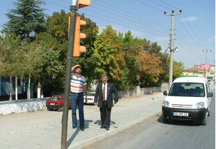 Kulu'da sinyalizasyon düzenlemesi