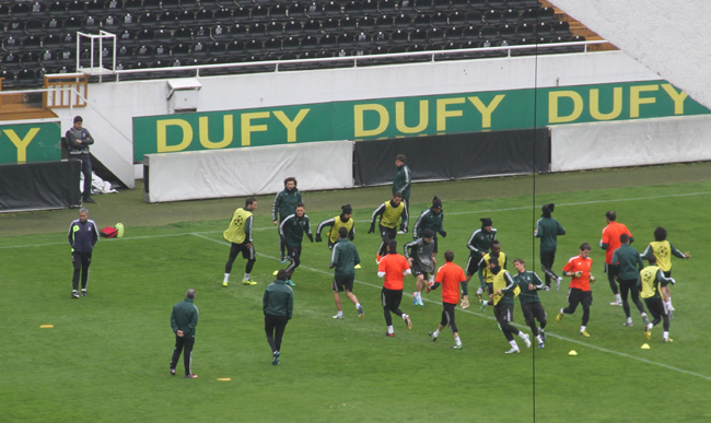 Real Madrid  İnönü'de çalıştı