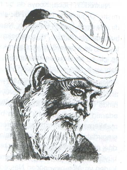 Nasreddin Hoca'yı kırkyama ile anlatıyor