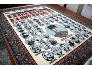 Erzurum kongresi'ni halıya işledi