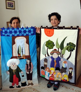 Kırkyama ile şaheserler yapıyor