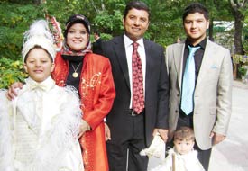 Sözen ailesinin mutlu günü