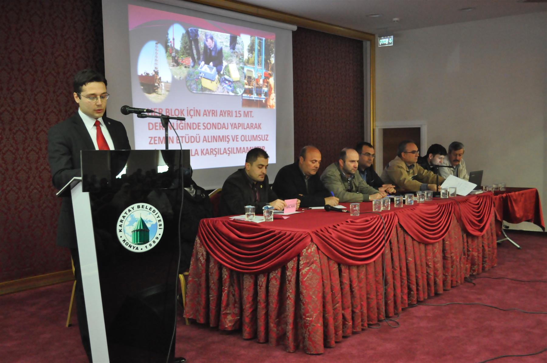 Karatay’da toplu konutlarda genel kurul toplantıları devam ediyor