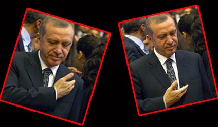 Erdoğan'dan işaret diliyle seni seviyorum