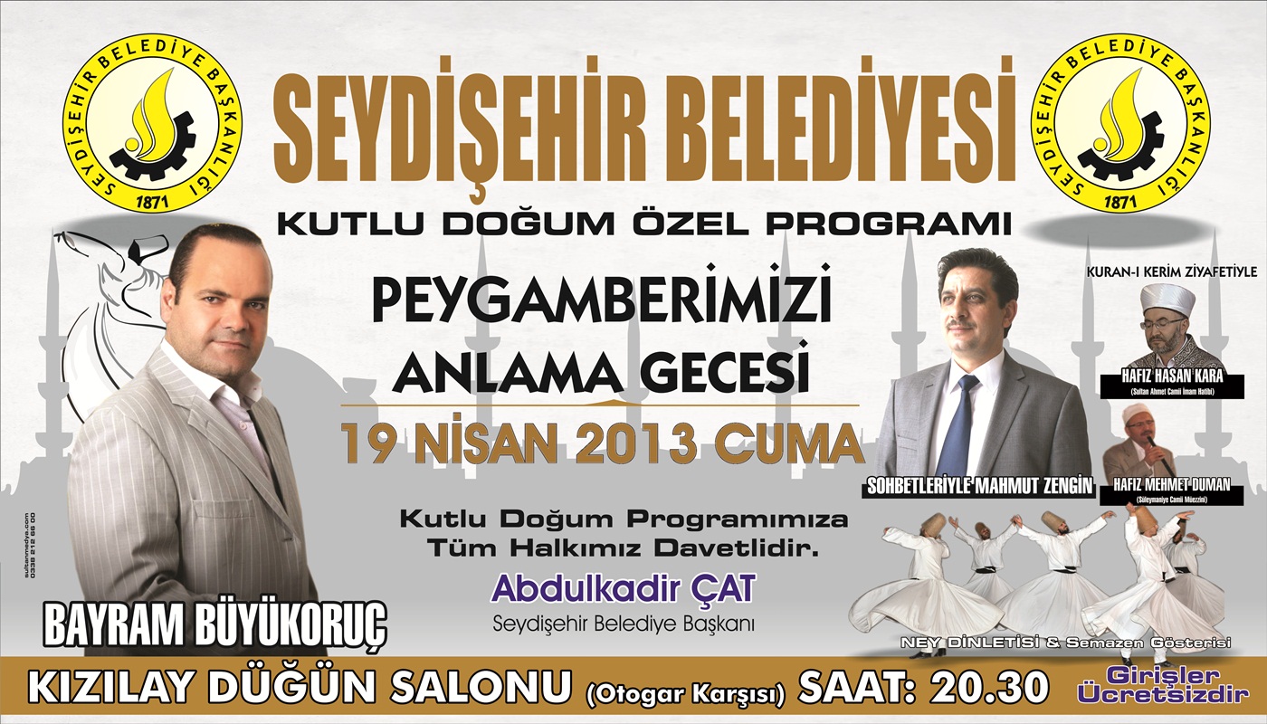 Seydişehir'de Kutlu Doğum programı