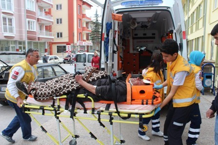 Beyşehir’de trafik kazası: 1 yaralı