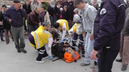 Beyşehir'de trafik kazası: 1 yaralı